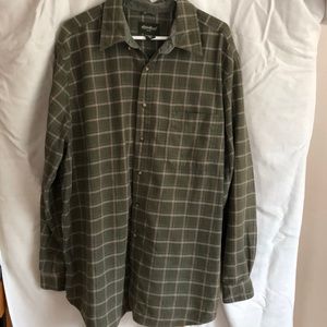 Eddie Bauer Men’s Flannel Shirt, Tall XL